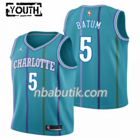NBA Børn Trøje Charlotte Hornet Nicolas Batum 5 Jordan Classic Edition Swingman